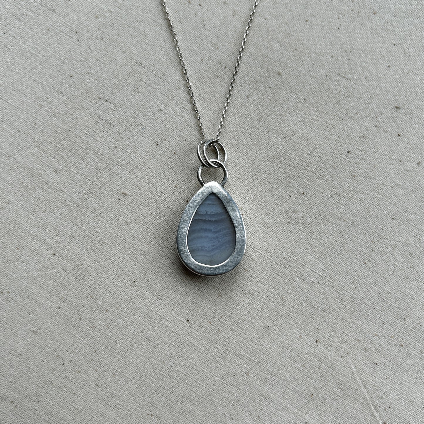 Blue Lace Agate Pendant