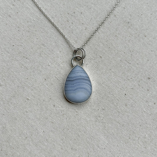 Blue Lace Agate Pendant