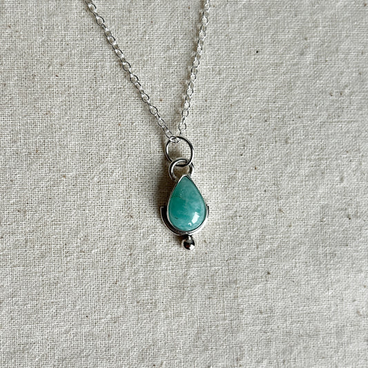 Teardrop Amazonite Pendant