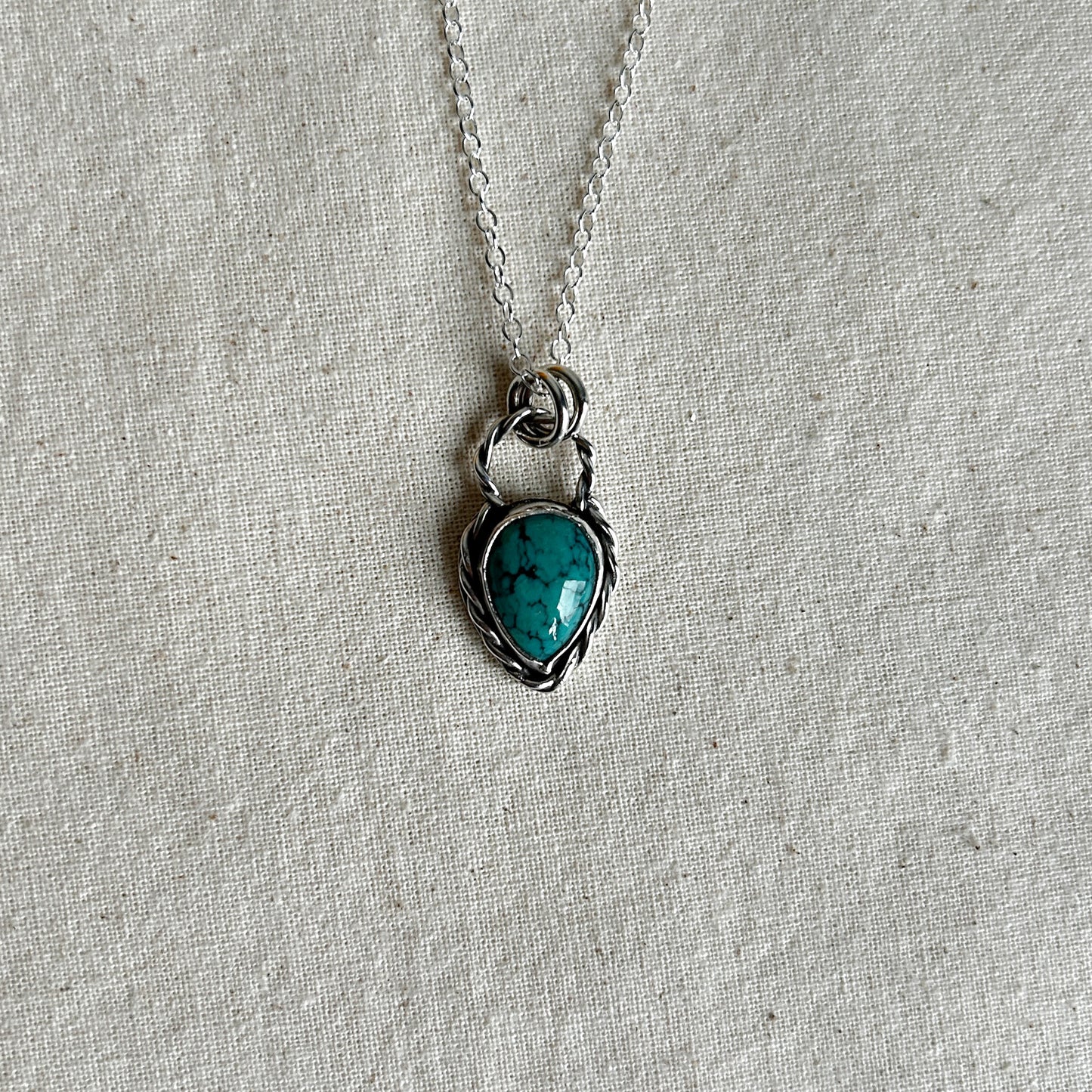 Teardrop Turquoise Pendant