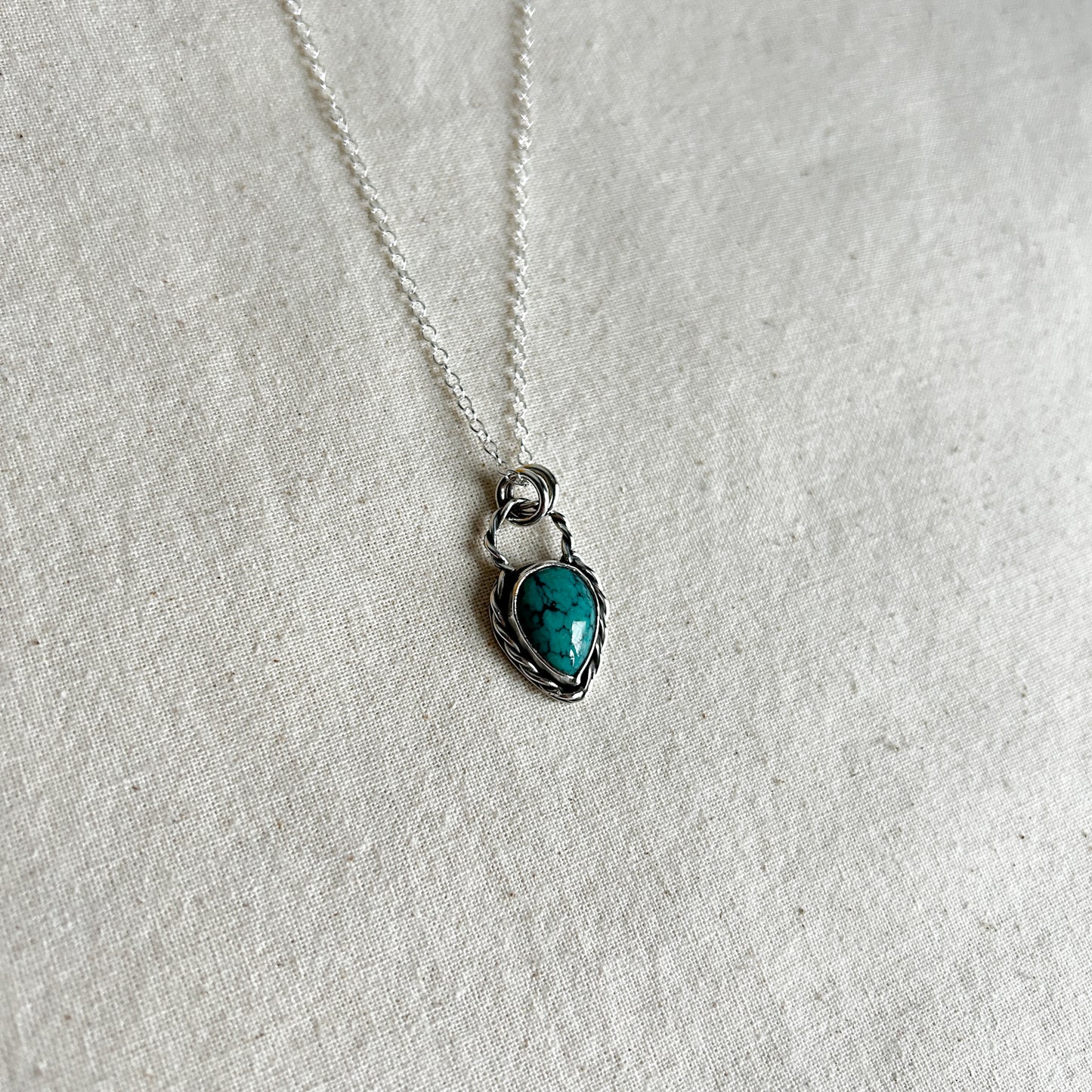 Teardrop Turquoise Pendant