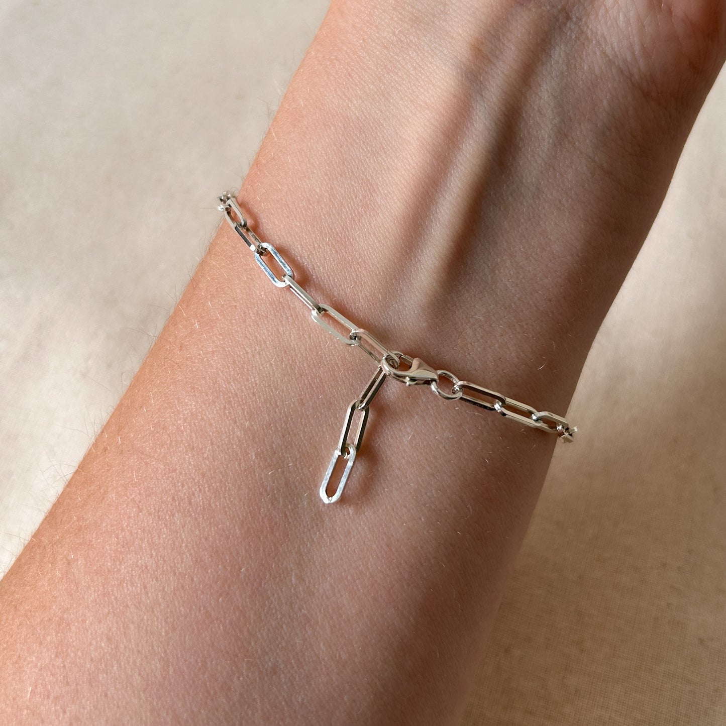 Sterling Silver Link Chain Bracelet