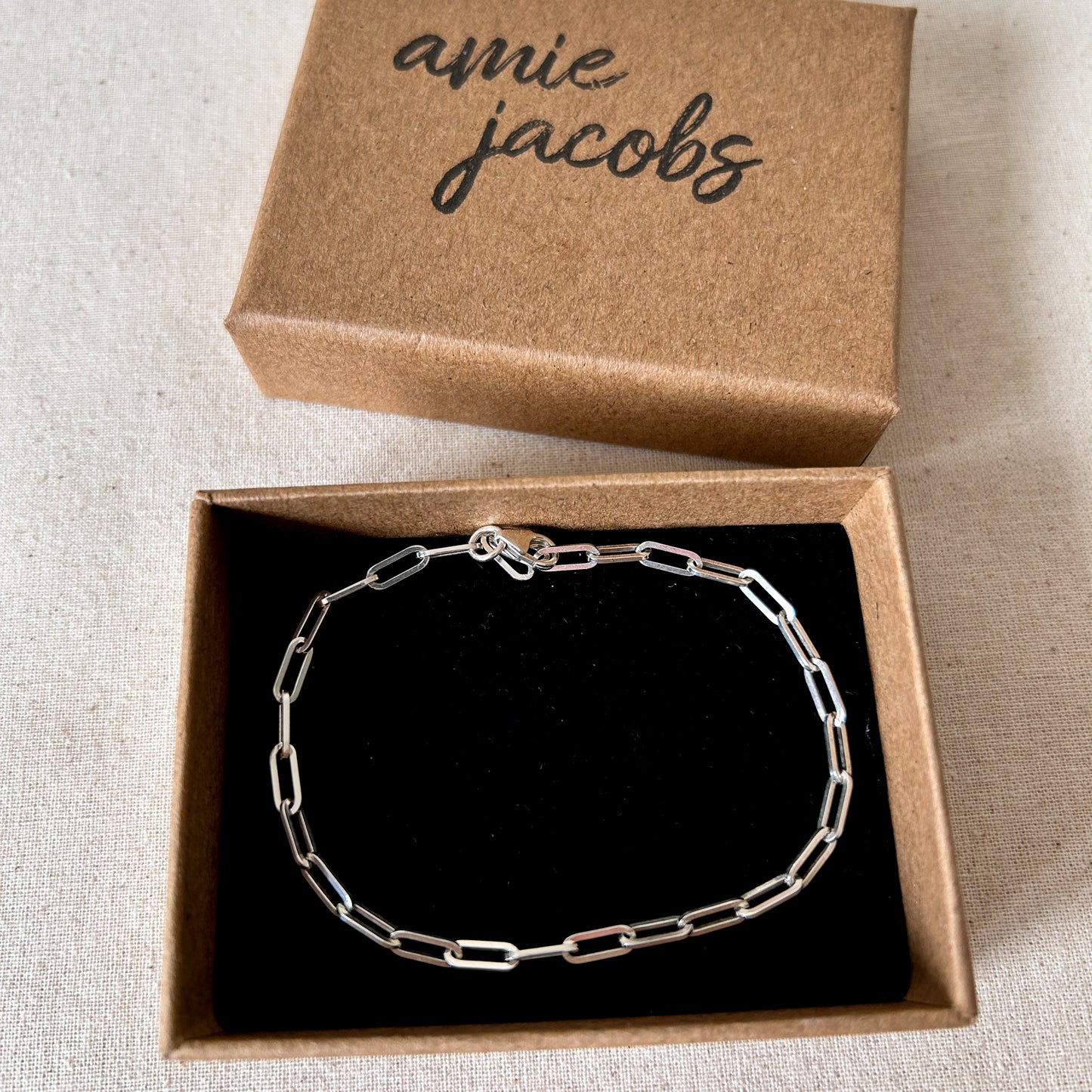 Sterling Silver Link Chain Bracelet