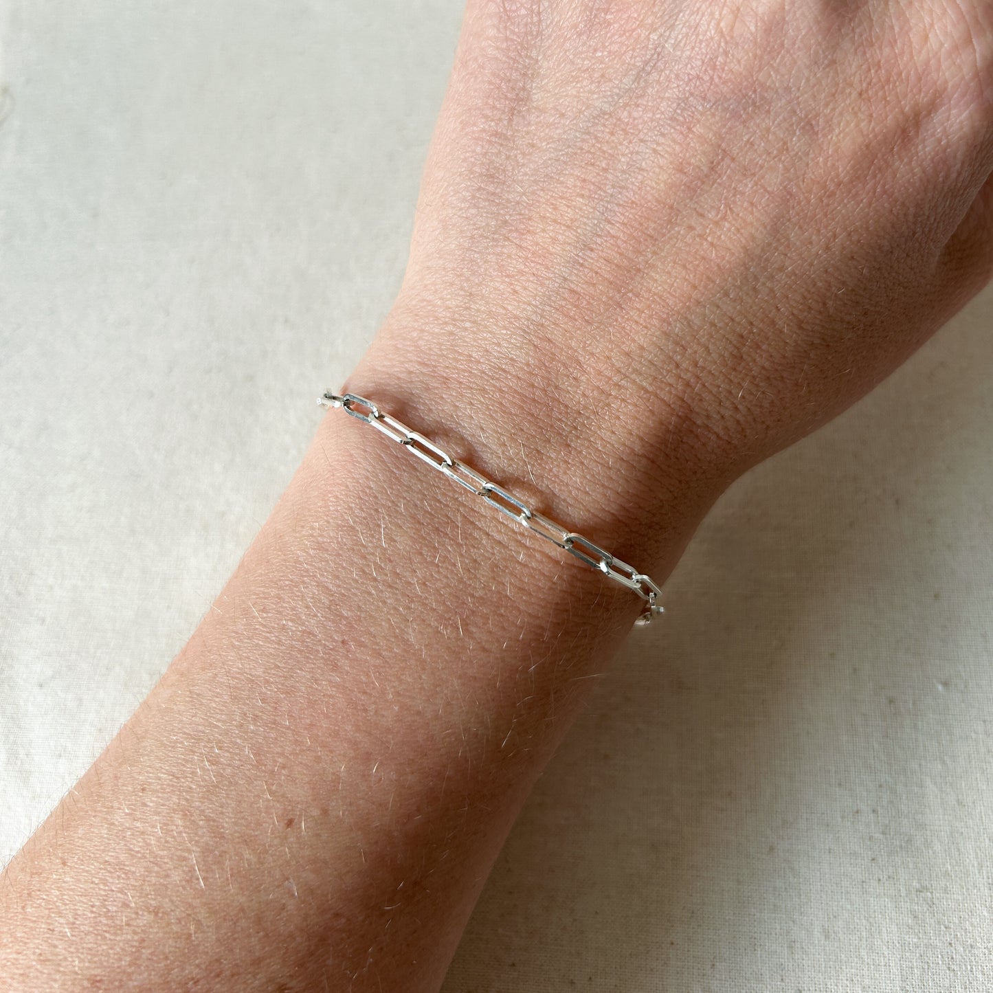 Sterling Silver Link Chain Bracelet