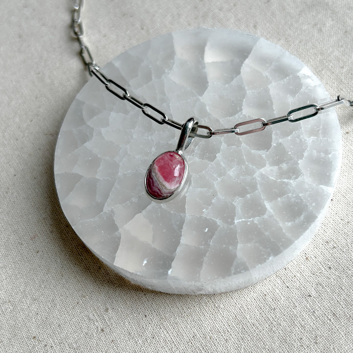 Rhodochrosite Pendant