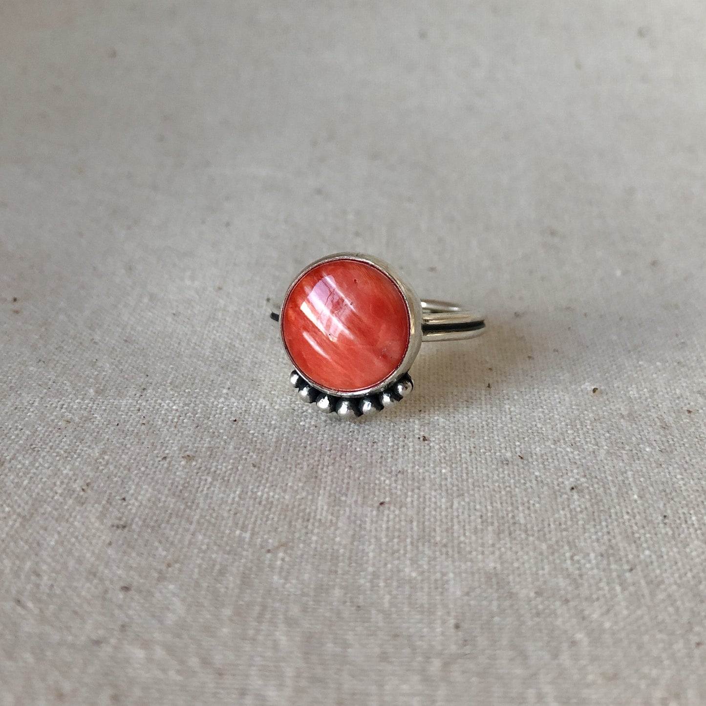 Carnelian Agate Ring 