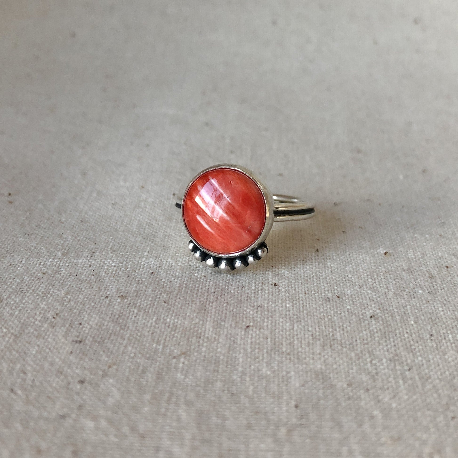 Carnelian Agate Ring 