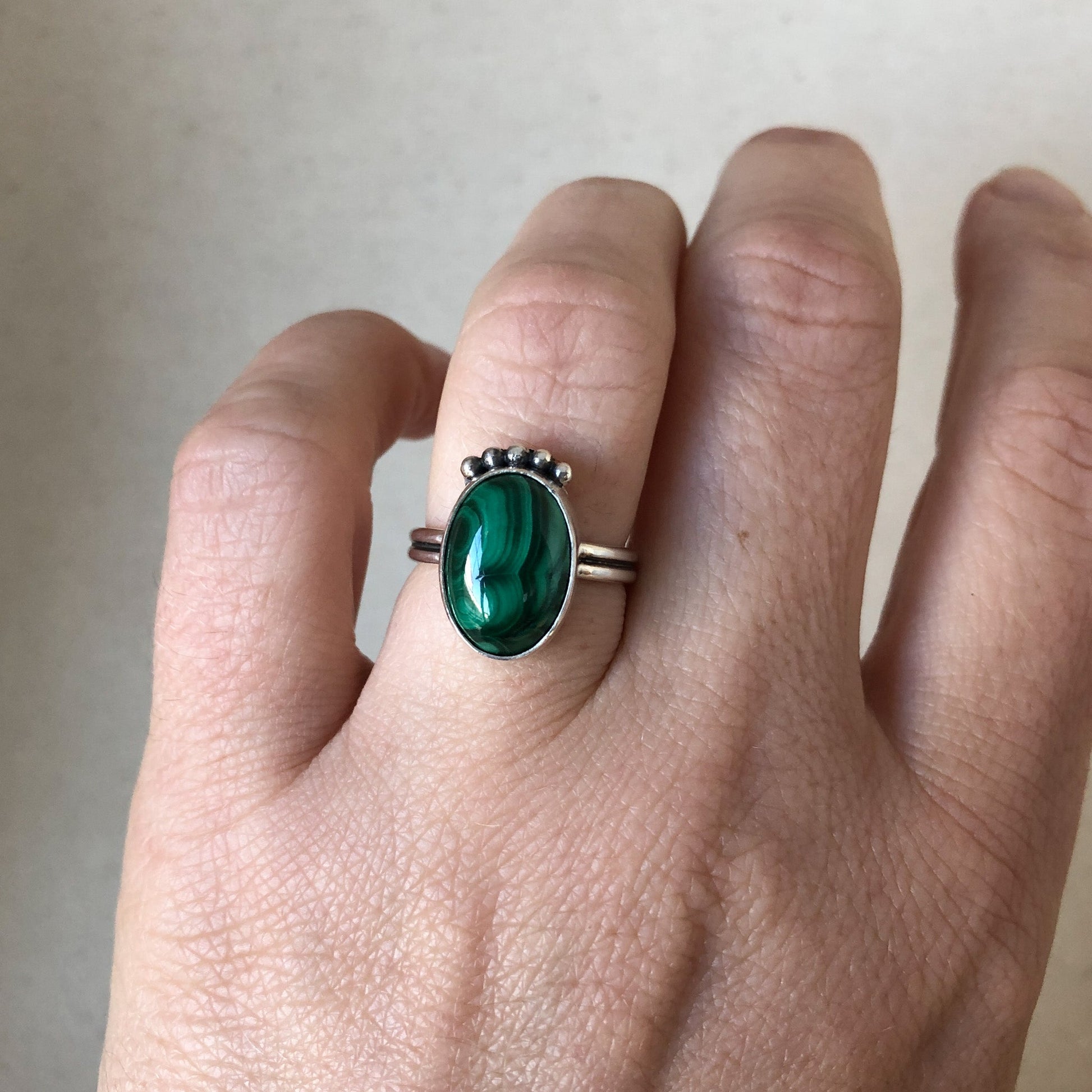 Malachite Ring - Amie Jacobs