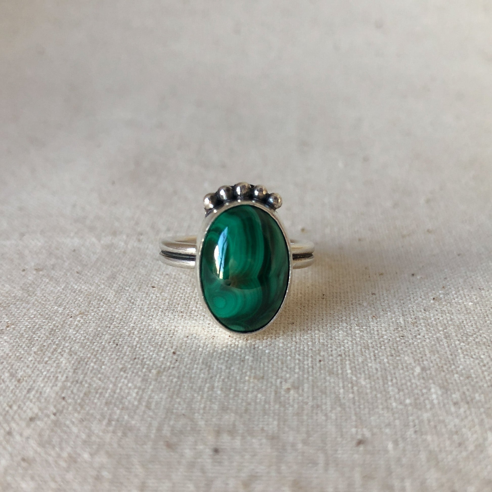 Malachite Ring - Amie Jacobs